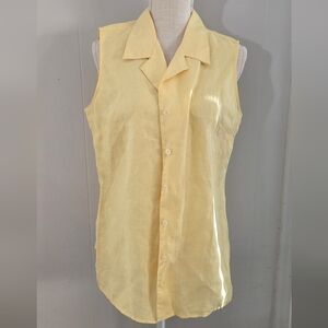 Liz Claiborne Men's Yellow Button Down Shirt